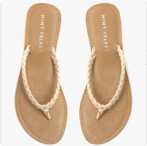 Mint velvet sale flip flops